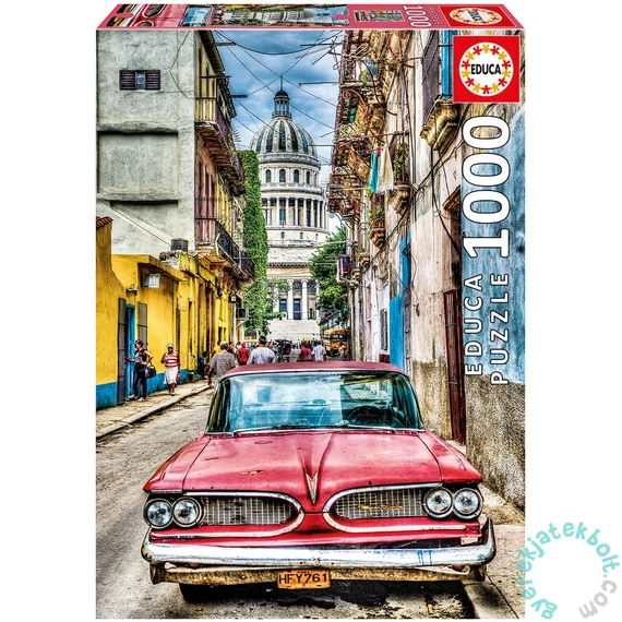Educa 1000 db-os puzzle - Veterán autó Havannában (16754)