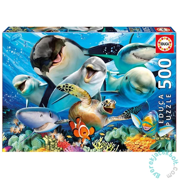 Educa 500 db-os puzzle - Vízalatti szelfi (17647)