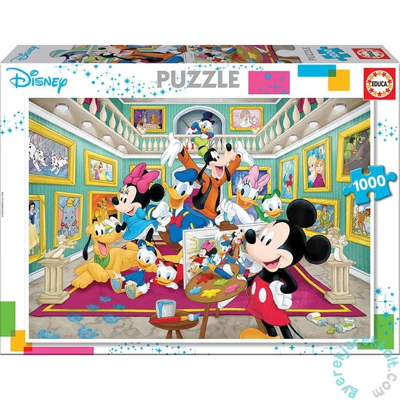 Educa 1000 db-os puzzle - Mickey Mouse galériája (17695)
