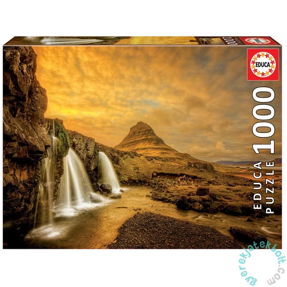Educa 1000 db-os puzzle - Kirkjufellsfoss vízesés, Norvégia (17971)