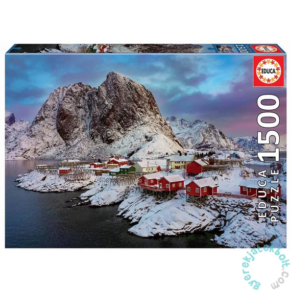 Educa 1500 db-os puzzle - Lofoten-szigetek, Norvégia (17976)