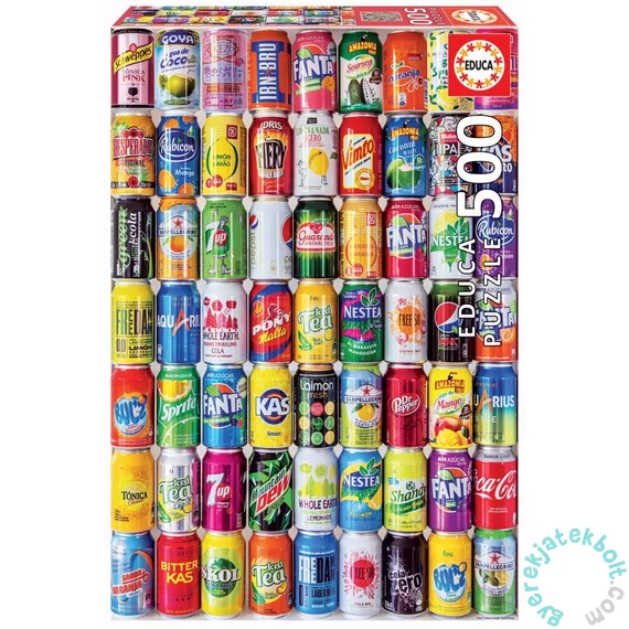 Educa 500 db-os puzzle -  Üdítők (18447)