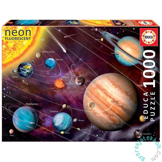 Educa 1000 db-os Neon puzzle - Naprendszer (14461)