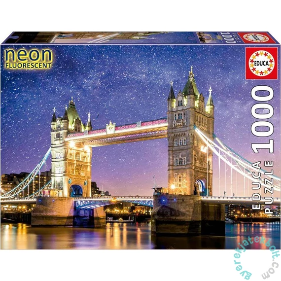 Educa 1000 db-os Neon puzzle - Tower Bridge - London (19930)