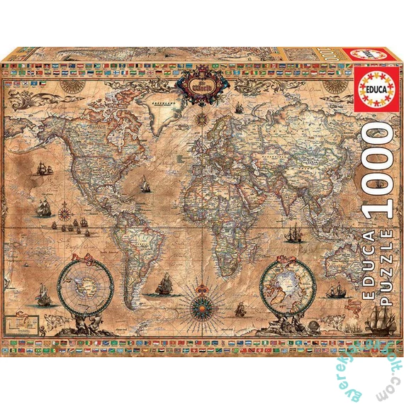 Educa 1000 db-os puzzle - Antik térkép (15159)