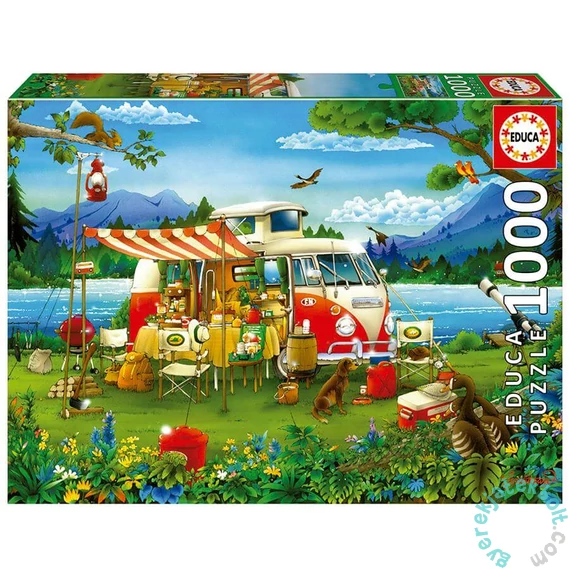 Educa 1000 db-os puzzle - Kempingezés (19922)