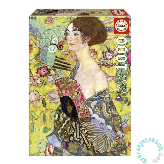 Educa 1000 db-os puzzle - Lady with fan - Gustav Klimt (19932)