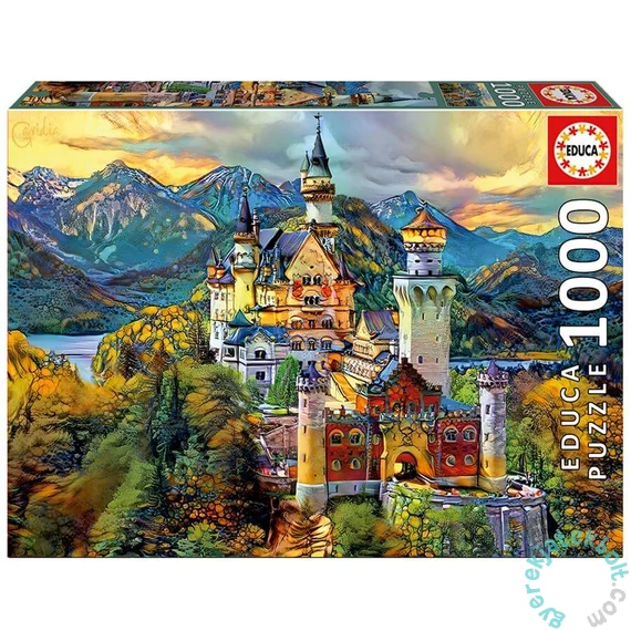 Educa 1000 db-os puzzle - Neuschwanstein kastély (19933)