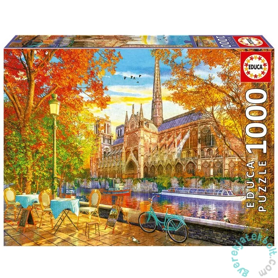 Educa 1000 db-os puzzle - Notre Dame ősszel (19936)
