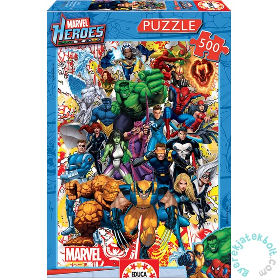 Educa 500  db-os puzzle - Marvel Heroes (15560)