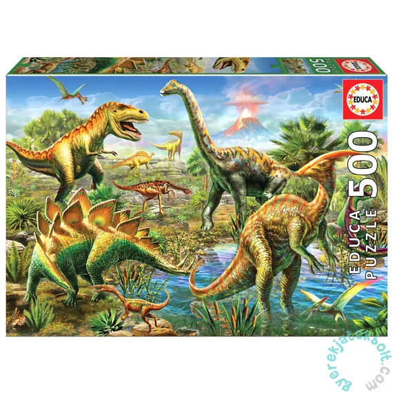 Educa 500 db-os puzzle - Jurassic Játszótér (19903)