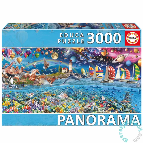 Educa 3000 db-os puzzle - Life Panorama (20265)