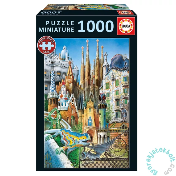Educa 1000 db-os puzzle - Gaudí - Kollázs (20376)