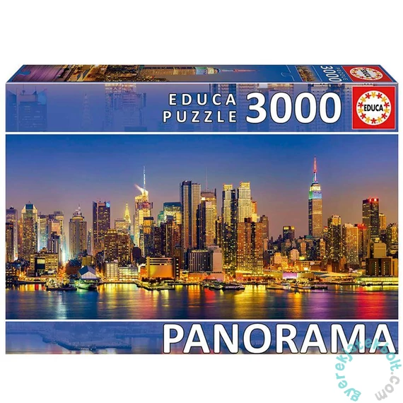 Educa 3000 db-os Panoráma puzzle - New York-i látkép (19948)