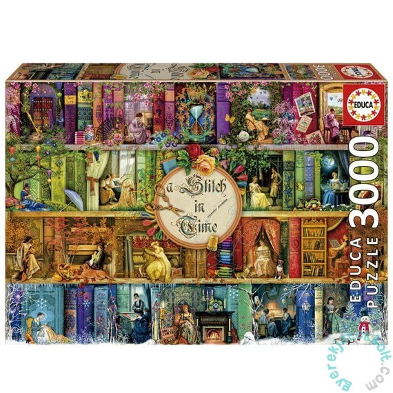 Educa 3000 db-os puzzle - Egy öltés a megfelelő időben (19946)