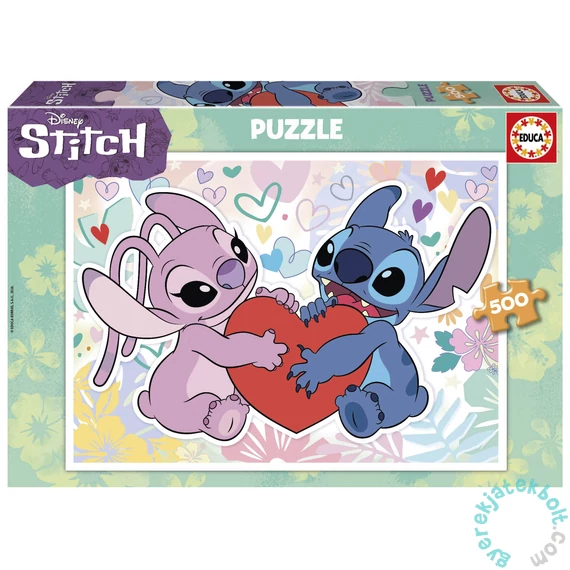 Educa 500 db-os puzzle - Disney - Stitch (19911)