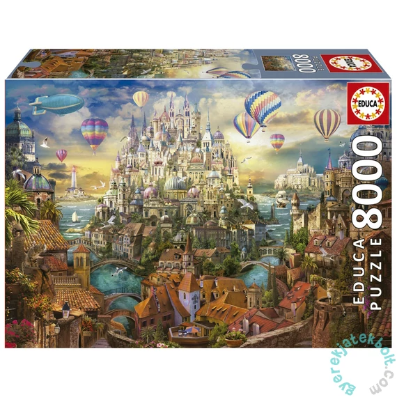 Educa 8000 db-os puzzle - Álmok városa (19570)
