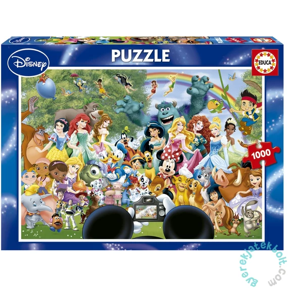 Educa 1000 db-os puzzle - Disney csodálatos világa (16297)