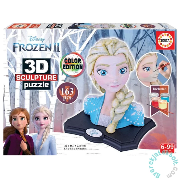 Educa 163 db-os 3D szobor puzzle - Jégvarázs 2 - Color Edition (18374)