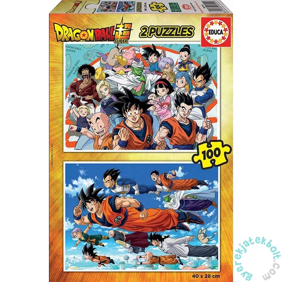 Educa 2 x 100 db-os puzzle - Dragon Ball Super (18214)