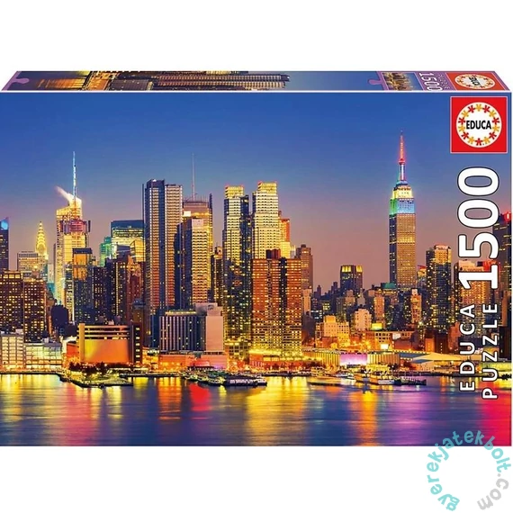 Educa 1500 db-os puzzle - Manhattan éjjel (18466)