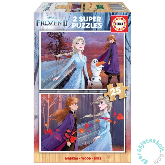 Educa 2 x 25 db-os fa puzzle - Jégvarázs 2 (18085)