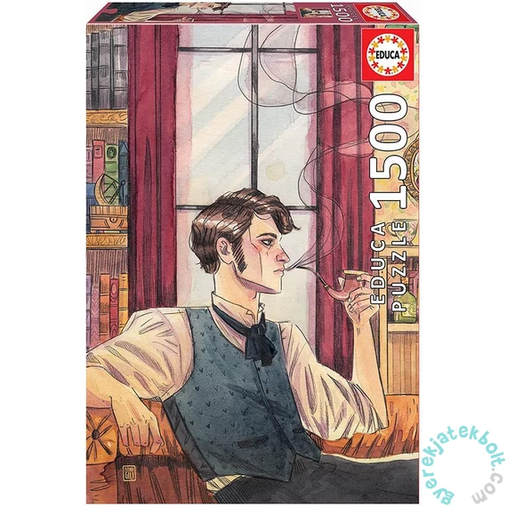 Educa 1500 db-os puzzle - Sherlock - Esther Gili (19044)