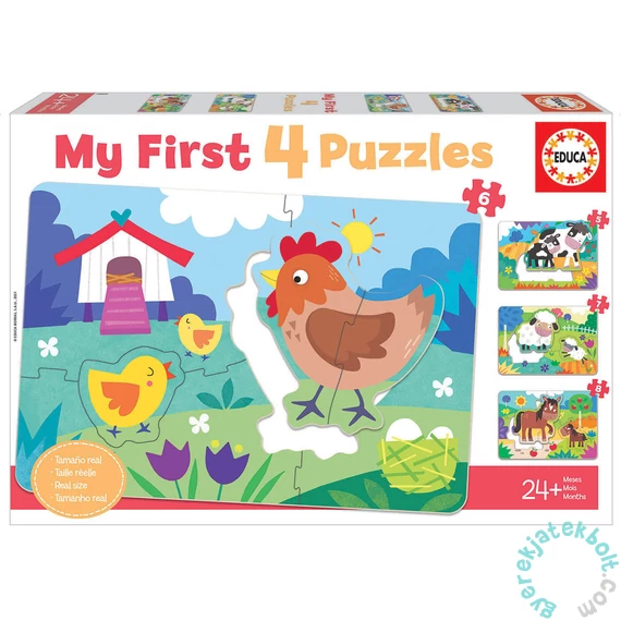 Educa - My first 4 az 1-ben puzzle (5,6,7,8) - Anyja fia (18899)