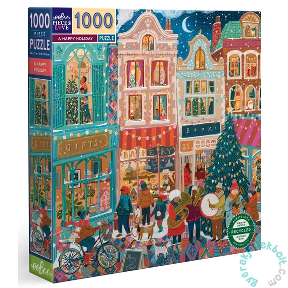 EeBoo 1000 db-os puzzle - A Happy Holiday (PZTHOD)
