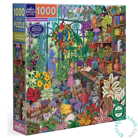 EeBoo 1000 db-os puzzle - Alchemist's Greenhouse (PZT866)
