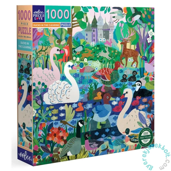EeBoo 1000 db-os puzzle - Ducks in the Clearing (PZTDIC)