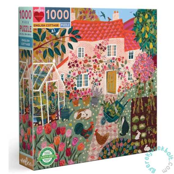 EeBoo 1000 db-os puzzle - English Cottage (PZTCGE)