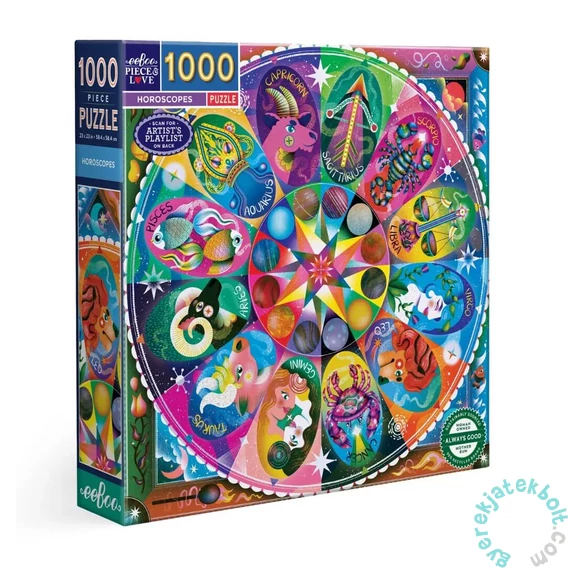 EeBoo 1000 db-os  puzzle - Horoscopes (PZT655)