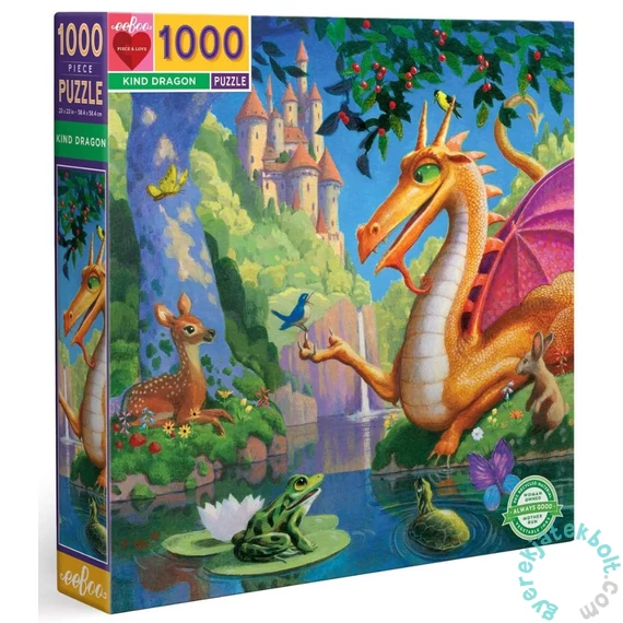 EeBoo 1000 db-os puzzle -Kind Dragon (PZTKND)