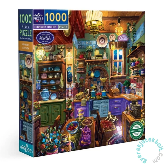 EeBoo 1000 db-os  puzzle - Midnight Kitchen (PZT706)