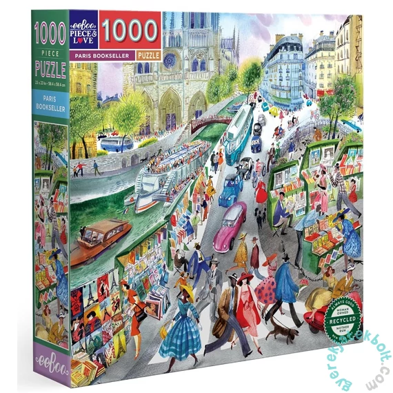 EeBoo 1000 db-os puzzle -Paris Bookseller (PZTPBS)