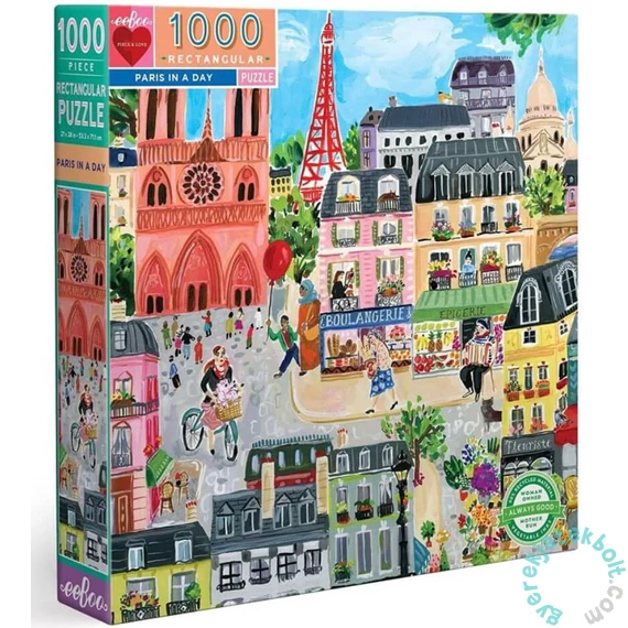 EeBoo 1000 db-os  puzzle - Paris in a Day (PZTPD)