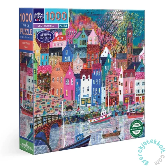 EeBoo 1000 db-os  puzzle - Scottish Isle (PZT614)