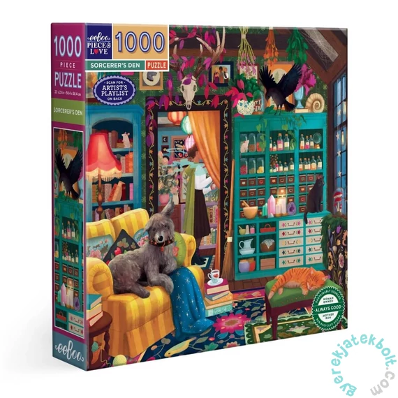 EeBoo 1000 db-os  puzzle - Sorcerer's Den (PZT471)
