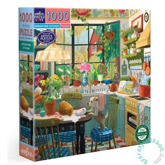 EeBoo 1000 db-os puzzle - Springtime Kitchen (PZT116)