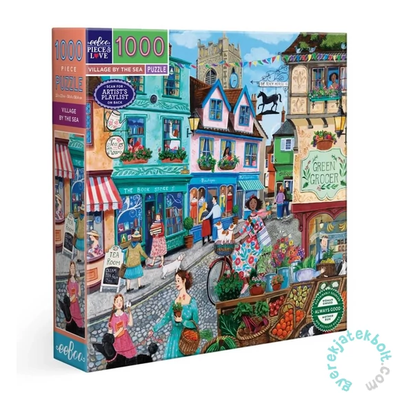 EeBoo 1000 db-os  puzzle - Village by the Sea (PZT690)