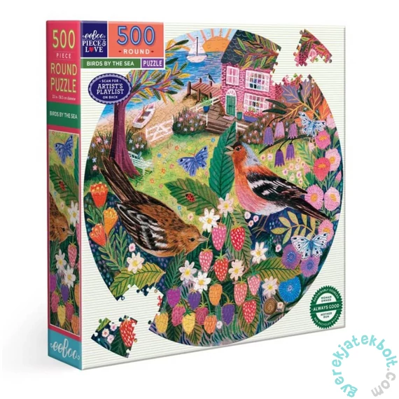 EeBoo 500 db-os Kör puzzle - Birds by the Sea (PZF560)