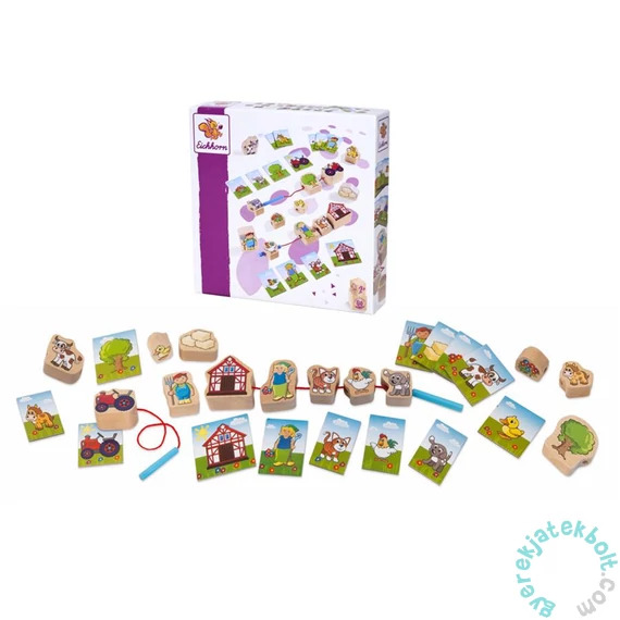 Eichhorn Fa fűzős logikai játékszett (100005200)