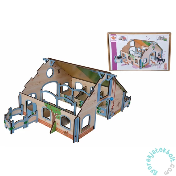 Eichhorn Fa Lóistálló játékszett (4322)