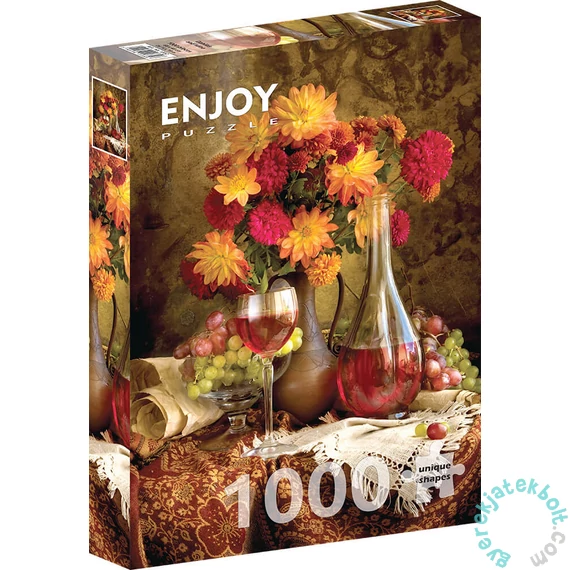 Enjoy 1000 db-os puzzle - Dahlias and Wine (1332)