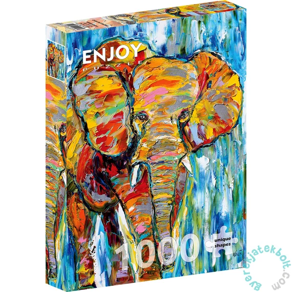 Enjoy 1000 db-os puzzle - Colorful Elefant (1413)