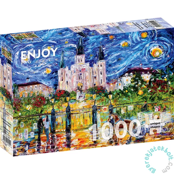 Enjoy 1000 db-os puzzle - Jackson Square, New Orleans (1455)