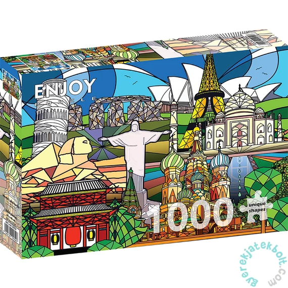 Enjoy 1000 db-os puzzle - World Landmarks (2054)