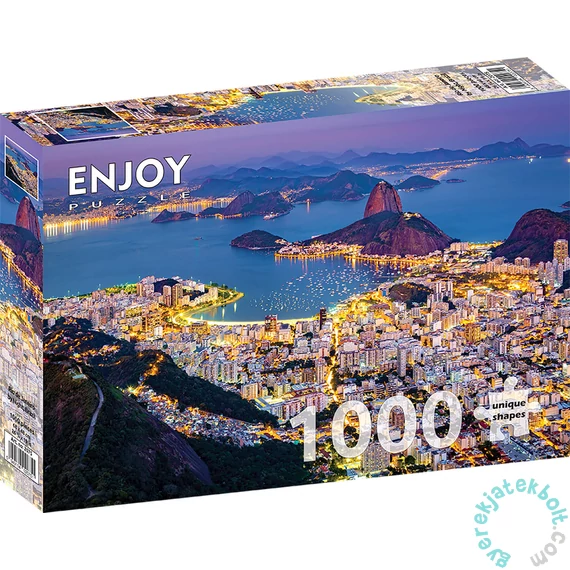 Enjoy 1000 db-os puzzle - Rio de Janeiro by Night, Brazil (2075)