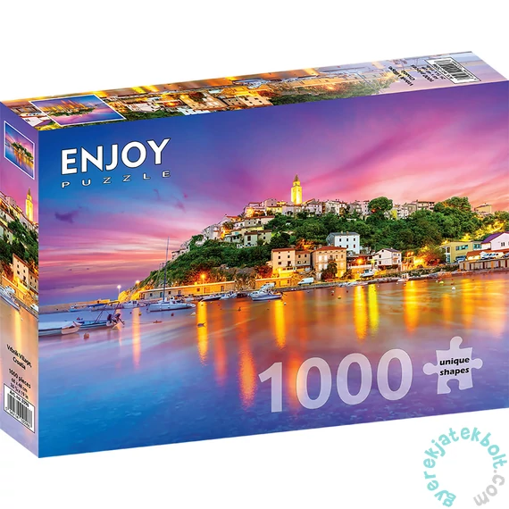 Enjoy 1000 db-os puzzle - Vrbnik Village, Croatia (2096)